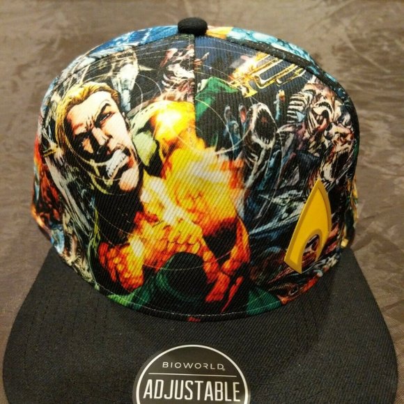 Aquaman Sublimated Snapback Hat OSFM - Picture 2 of 5